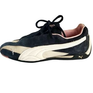 puma pink suede sneakers